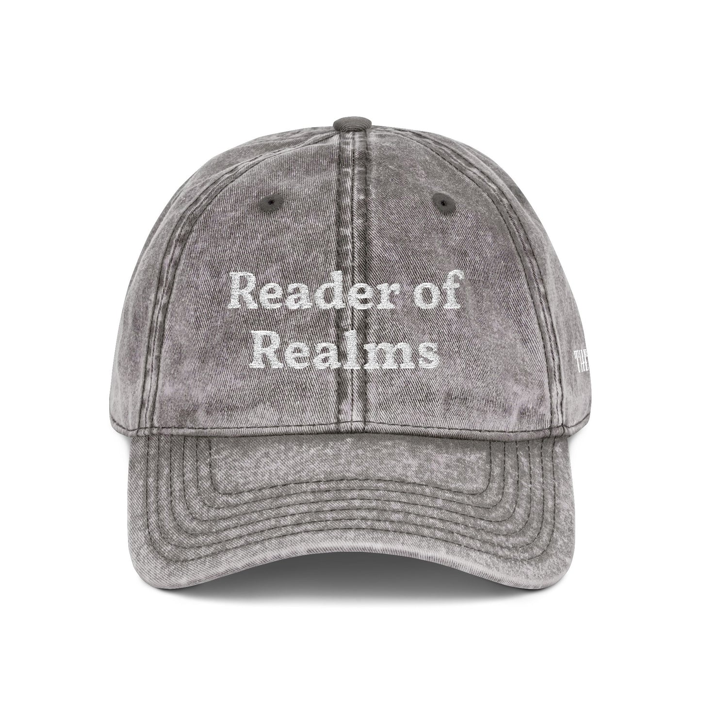 Reader of Realms Vintage Embroidered Cap